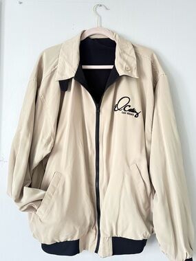 VTG El Cortez Las Vegas Script Logo reversible Bomber Jacket
